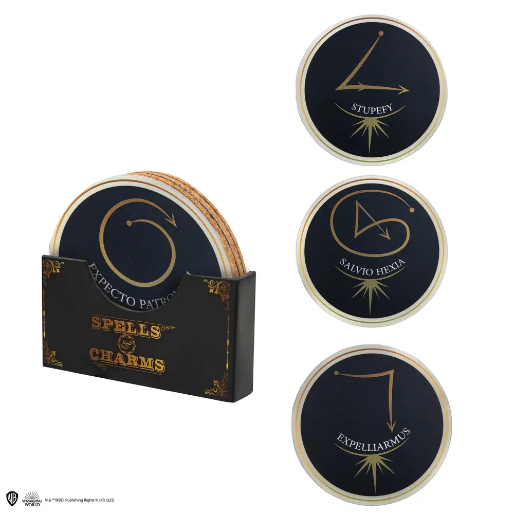 Cinereplicas Harry Potter Spells & Charms Set 1 Onderzetters (4x) Cinereplicas Harry Potter Spells & Charms Set 1 Onderzetters (4x)