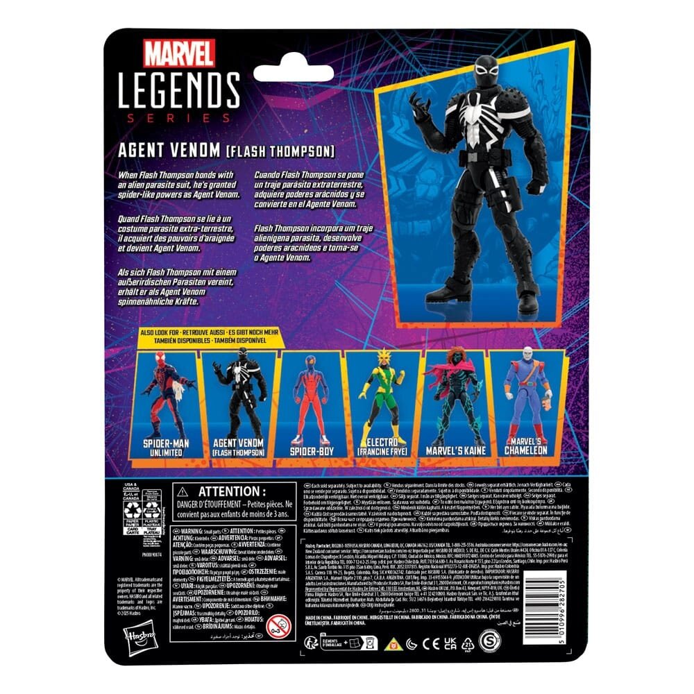 Hasbro Spider-Man Marvel Legends Retro Action Figure Agent Venom (Flash Thompson) 15 cm Hasbro Spider-Man Marvel Legends Retro Action Figure Agent Venom (Flash Thompson) 15 cm