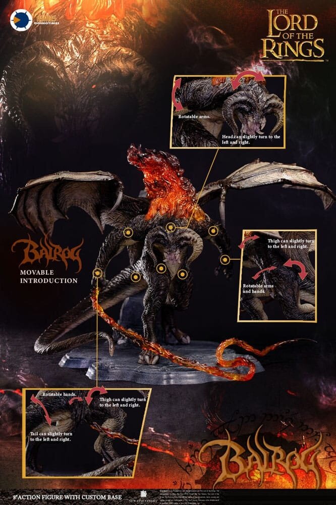 Asmus Toys Lord of the Rings Plastic Model Kit Balrog (Organic Version) 28 cm Asmus Toys Lord of the Rings Plastic Model Kit Balrog (Organic Version) 28 cm
