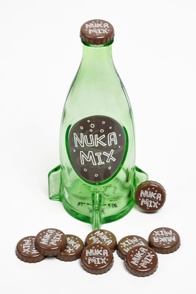 DEVplus Fallout Botlle Series Glass Bottle & Cap Nuka Mix DEVplus Fallout Botlle Series Glass Bottle & Cap Nuka Mix