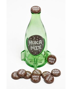 DEVplus Fallout Botlle Series Glass Bottle & Cap Nuka Mix DEVplus Fallout Botlle Series Glass Bottle & Cap Nuka Mix