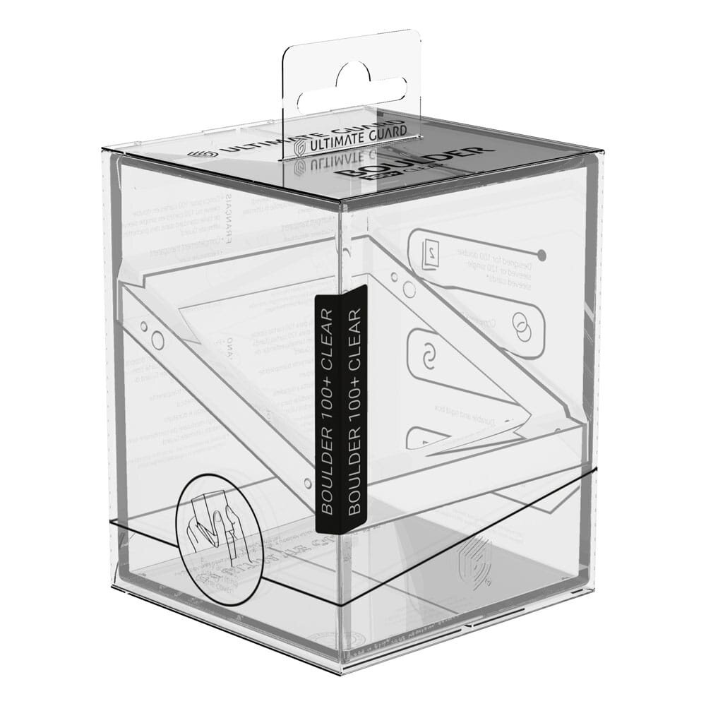 Ultimate Guard Boulder Deck Box 100+ Transparent Ultimate Guard Boulder Deck Box 100+ Transparent