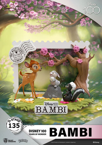 Beast Kingdom Disney 100th Anniversary D-Stage PVC Diorama Bambi 12 cm Beast Kingdom Disney 100th Anniversary D-Stage PVC Diorama Bambi 12 cm