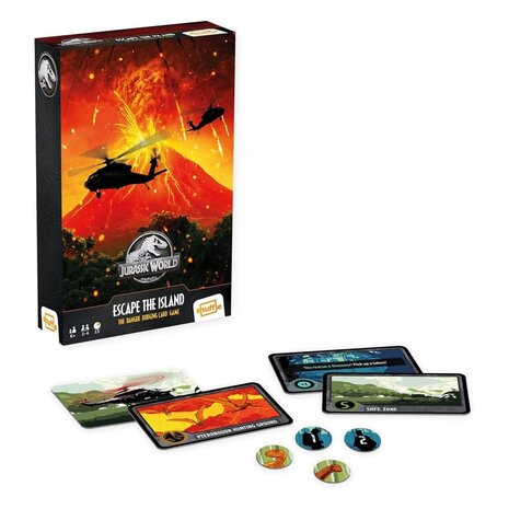 Cartamundi Jurassic World Escape the Island Card Game Cartamundi Jurassic World Escape the Island Card Game