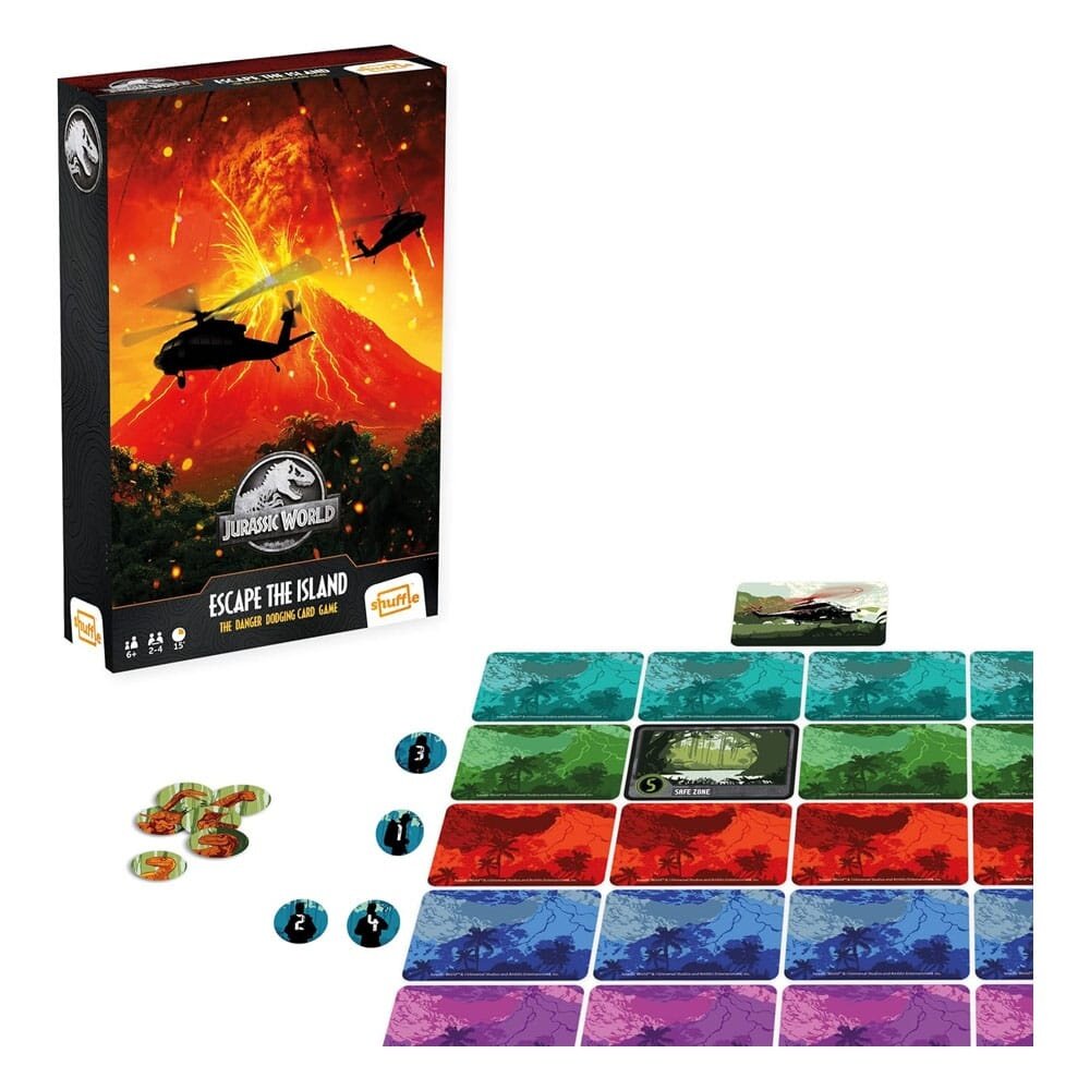 Cartamundi Jurassic World Escape the Island Card Game Cartamundi Jurassic World Escape the Island Card Game
