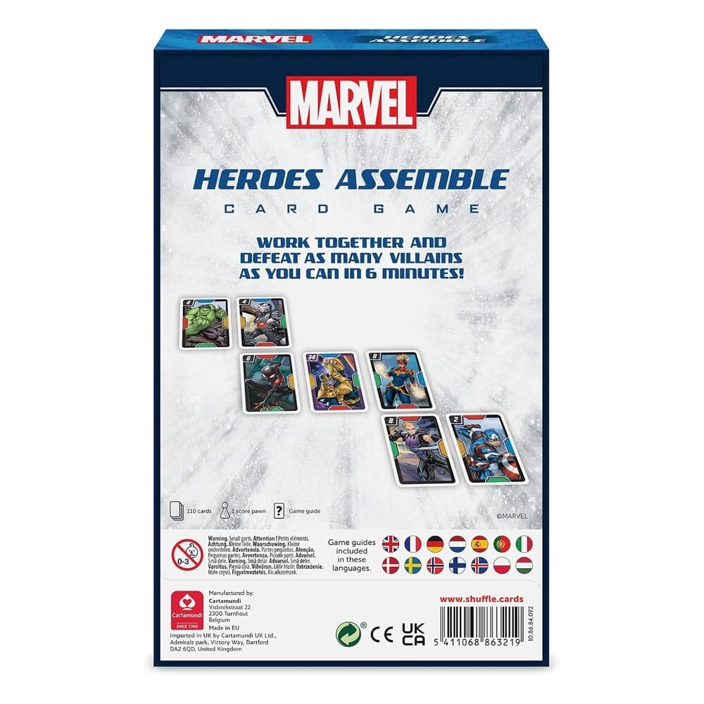 Cartamundi Marvel Heroes Assemble Kaartspel Cartamundi Marvel Heroes Assemble Kaartspel