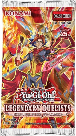 Konami Yu-Gi-Oh! Legendary Duelists: Soulburning Volcano Booster Konami Yu-Gi-Oh! Legendary Duelists: Soulburning Volcano Booster