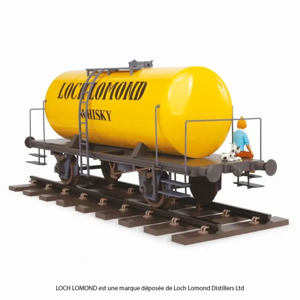 Tintinimaginatio Tintin Statue Loch Lomond Wagon "The Black Island" 77 cm Tintinimaginatio Tintin Statue Loch Lomond Wagon "The Black Island" 77 cm