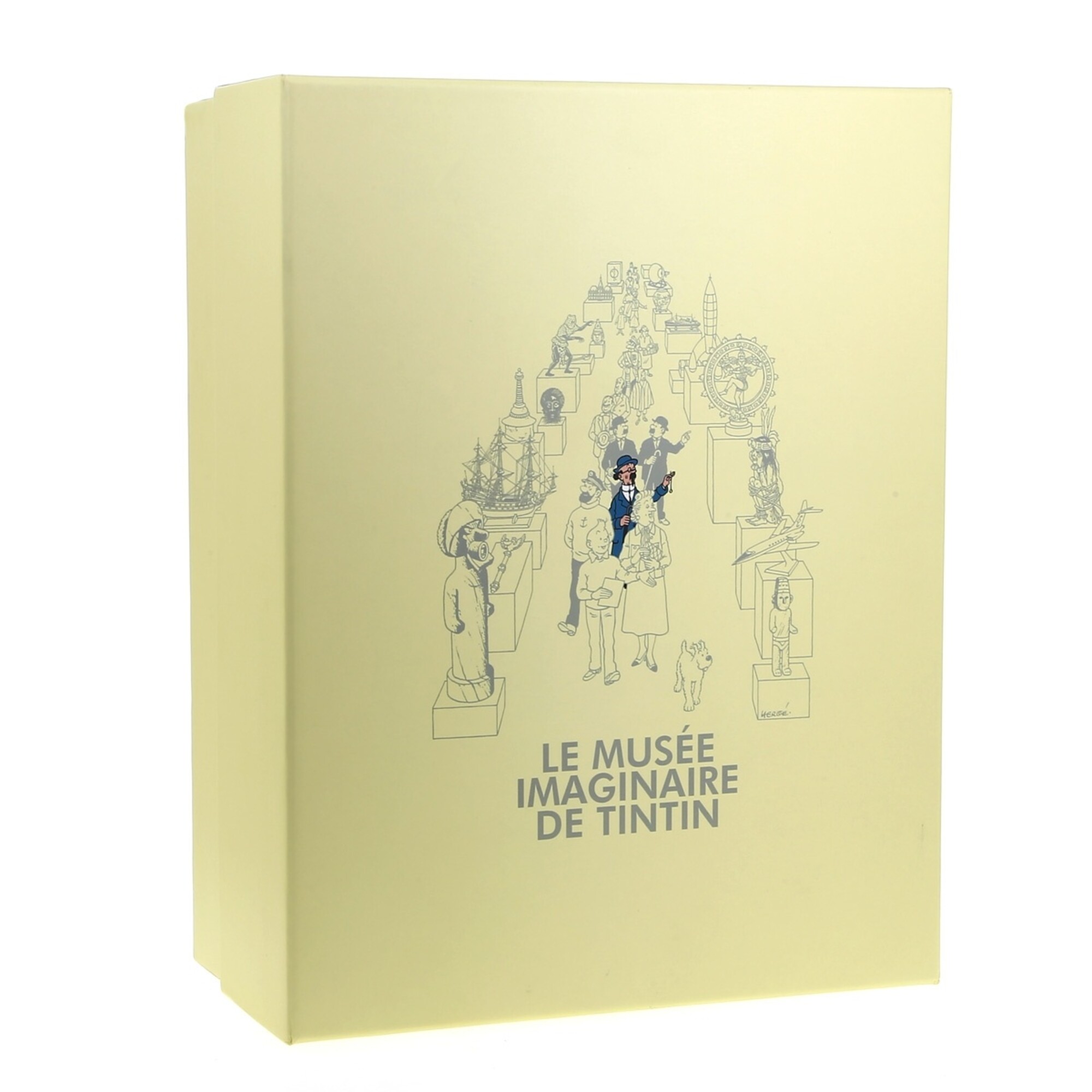 TINTIN - STATUETTE EN PLOMB DE SERAPHIN ET SES ENFANTS