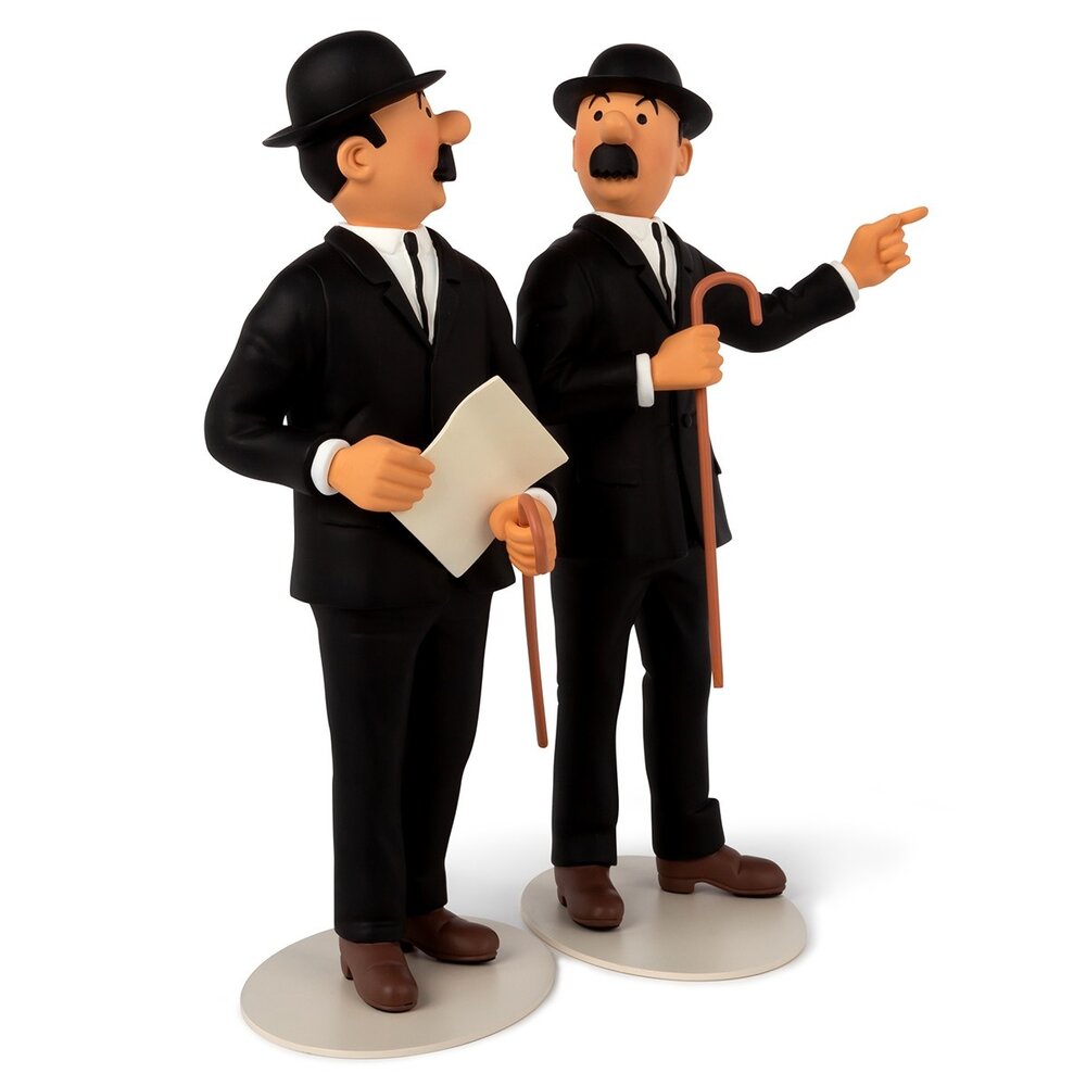 Tintinimaginatio Tintin Statue Musée Imaginaire Dupond et Dupont 26 cm Tintinimaginatio Tintin Statue Musée Imaginaire Dupond et Dupont 26 cm