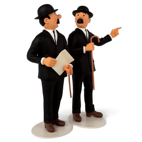Tintinimaginatio Tintin Statue Musée Imaginaire Dupond et Dupont 26 cm Tintinimaginatio Tintin Statue Musée Imaginaire Dupond et Dupont 26 cm