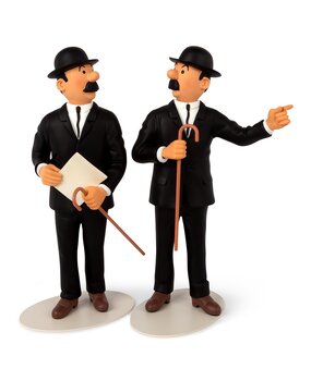 Tintinimaginatio Tintin Statue Musée Imaginaire The Thompsons 26 cm Tintinimaginatio Tintin Statue Musée Imaginaire The Thompsons 26 cm