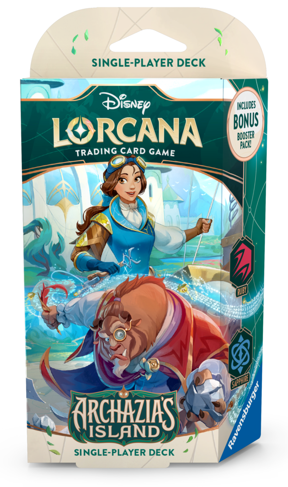 Ravensburger Disney Lorcana: Archazia's Island Belle & Beast Starter Deck Ravensburger Disney Lorcana: Archazia's Island Belle & Beast Starter Deck