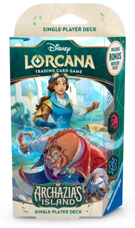 Ravensburger Disney Lorcana: Archazia's Island Belle & Beast Starter Deck Ravensburger Disney Lorcana: Archazia's Island Belle & Beast Starter Deck