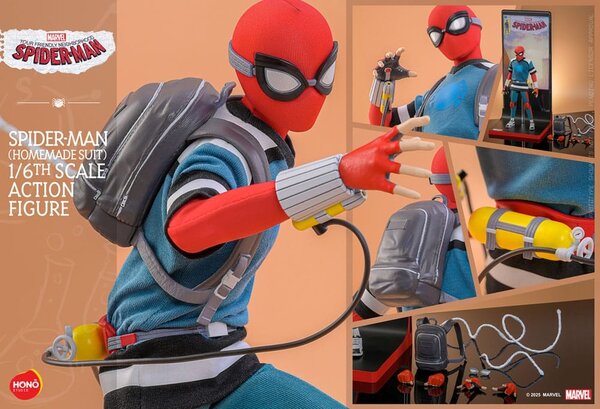 Hono Studio Your Friendly Neighborhood Spider-Man Action Figure 1/6 Spider-Man (Homemade Suit) 29 cm Hono Studio Your Friendly Neighborhood Spider-Man Action Figure 1/6 Spider-Man (Homemade Suit) 29 cm