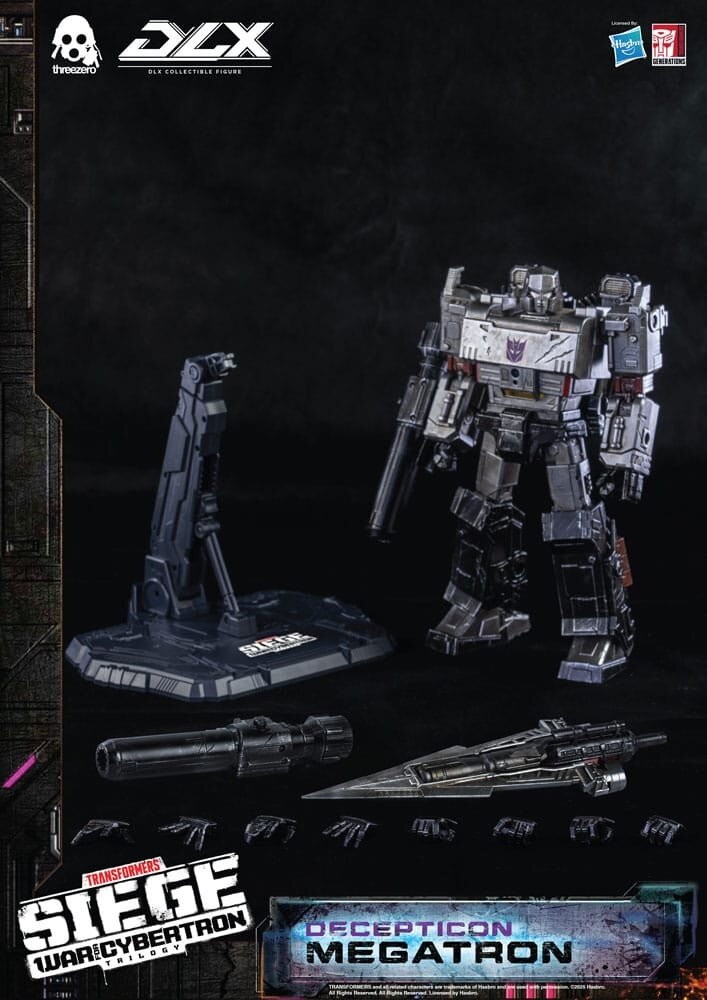 Threezero Transformers: War for Cybertron Trilogy DLX Action Figure 1/6 Megatron 25 cm Threezero Transformers: War for Cybertron Trilogy DLX Action Figure 1/6 Megatron 25 cm