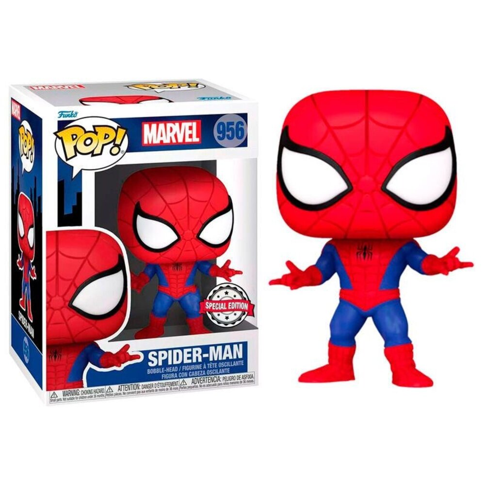 Funko Animated Spiderman POP! Heroes Vinyl Spiderman (Special Edition) #956 Funko Animated Spiderman POP! Heroes Vinyl Spiderman (Special Edition) #956