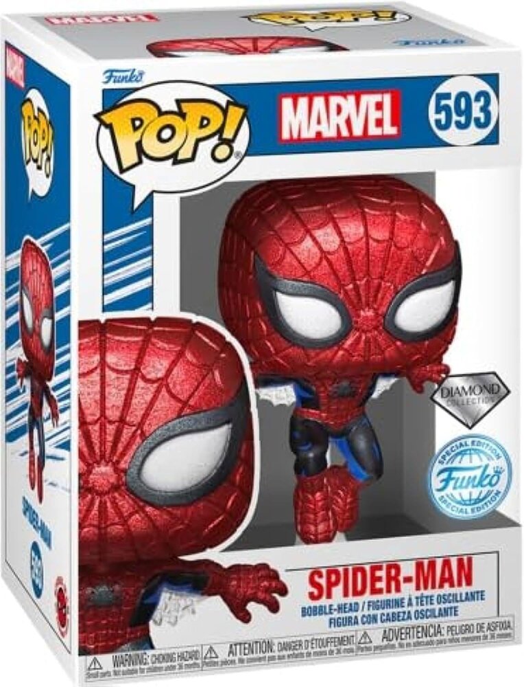 Funko Marvel 80th Anniversary POP! Vinyl Figure Spider-Man (Special Edition) #593 Funko Marvel 80th Anniversary POP! Vinyl Figure Spider-Man (Special Edition) #593