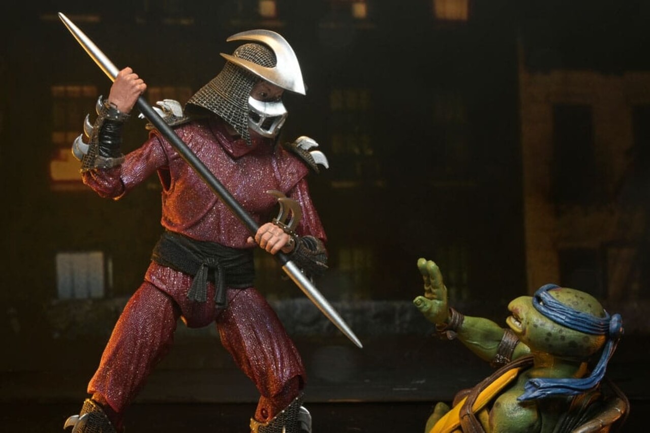 Neca Teenage Mutant Ninja Turtles (1990 Movie) Action Figure Roof Top Battle Shredder vs Leo 18 cm Neca Teenage Mutant Ninja Turtles (1990 Movie) Action Figure Roof Top Battle Shredder vs Leo 18 cm