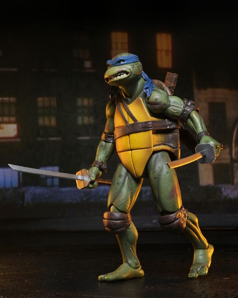 Neca Teenage Mutant Ninja Turtles (1990 Movie) Action Figure Roof Top Battle Shredder vs Leo 18 cm Neca Teenage Mutant Ninja Turtles (1990 Movie) Action Figure Roof Top Battle Shredder vs Leo 18 cm