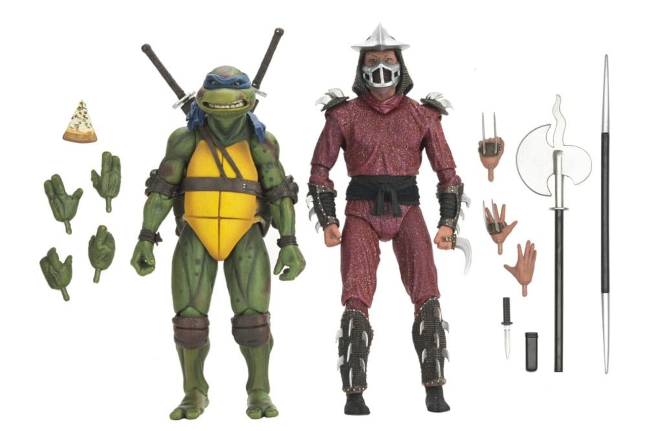 Neca Teenage Mutant Ninja Turtles (1990 Movie) Action Figure Roof Top Battle Shredder vs Leo 18 cm Neca Teenage Mutant Ninja Turtles (1990 Movie) Action Figure Roof Top Battle Shredder vs Leo 18 cm