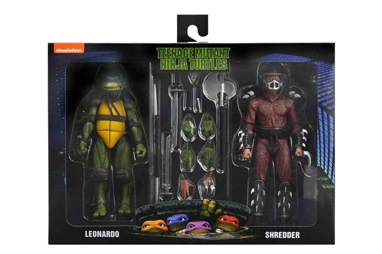 Neca Teenage Mutant Ninja Turtles (1990 Movie) Action Figure Roof Top Battle Shredder vs Leo 18 cm Neca Teenage Mutant Ninja Turtles (1990 Movie) Action Figure Roof Top Battle Shredder vs Leo 18 cm