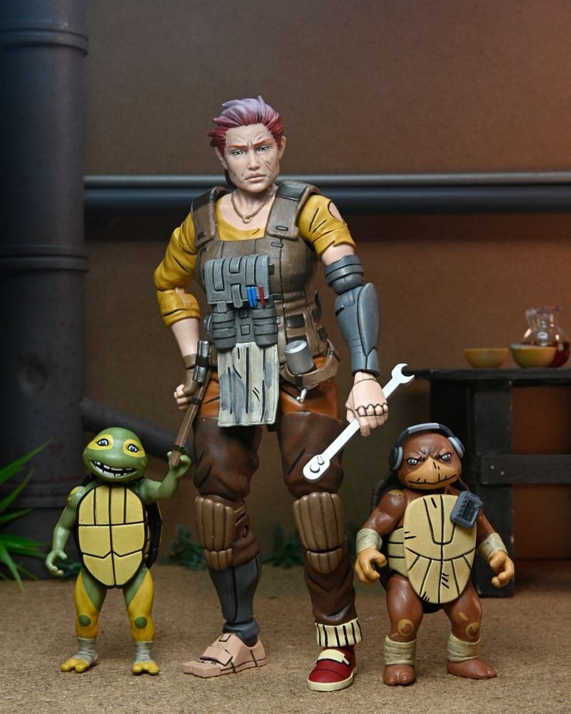 Neca Teenage Mutant Ninja Turtles (The Last Ronin The Lost Years) Action Figure Grammy April with Baby Yi & Moja 18 cm Neca Teenage Mutant Ninja Turtles (The Last Ronin The Lost Years) Action Figure Grammy April with Baby Yi & Moja 18 cm