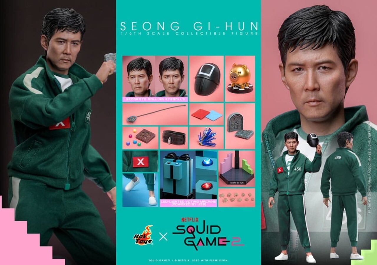 Hot Toys Squid Game 2 Action Figure 1/6 Seong Gi-hun 30 cm Hot Toys Squid Game 2 Action Figure 1/6 Seong Gi-hun 30 cm
