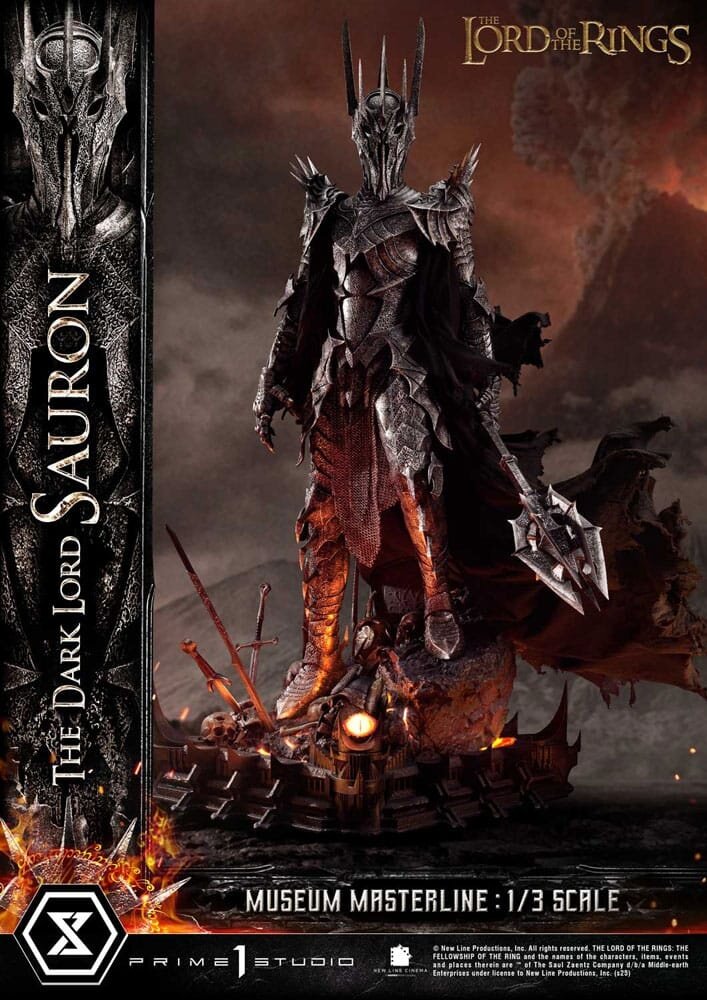 Prime 1 Studio Lord of the Rings Museum Masterline Series Statue 1/3 The Dark Lord Sauron 117 cm Prime 1 Studio Lord of the Rings Museum Masterline Series Statue 1/3 The Dark Lord Sauron 117 cm