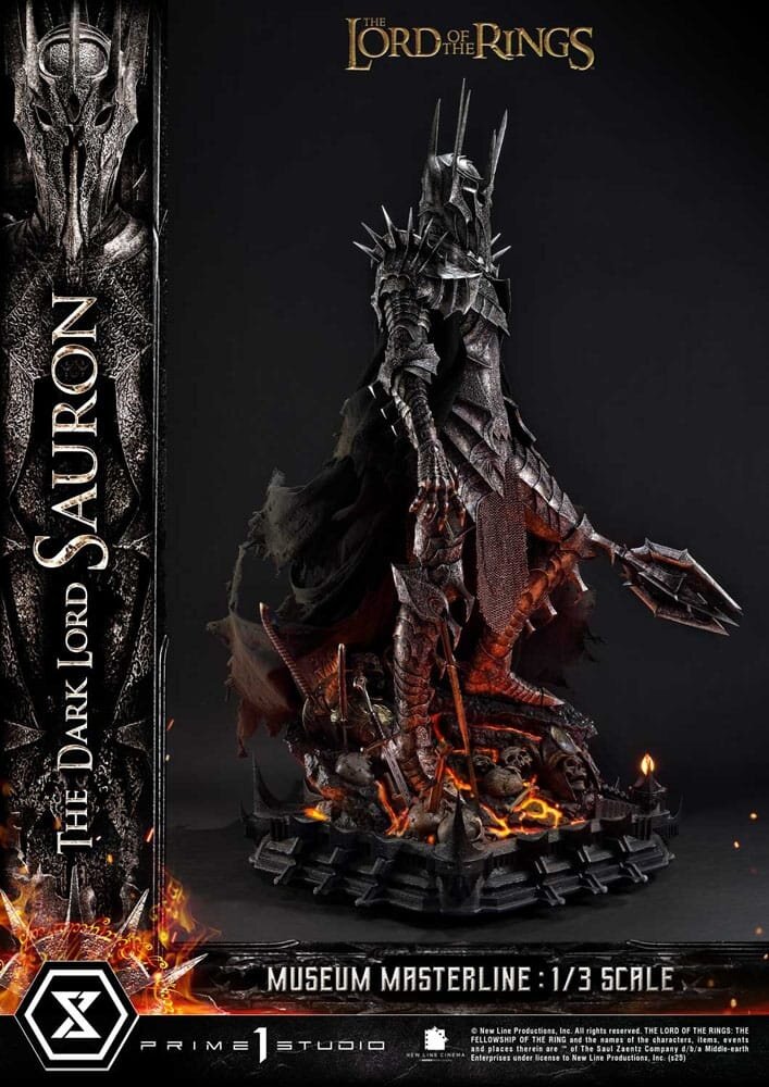 Prime 1 Studio Lord of the Rings Museum Masterline Series Statue 1/3 The Dark Lord Sauron 117 cm Prime 1 Studio Lord of the Rings Museum Masterline Series Statue 1/3 The Dark Lord Sauron 117 cm