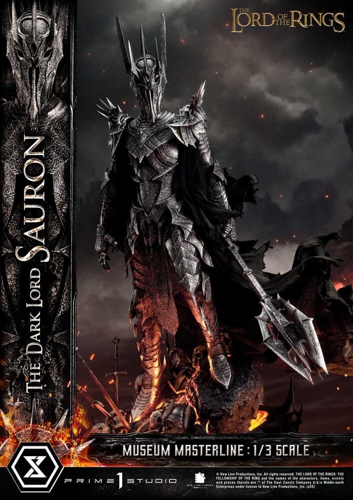 Prime 1 Studio Lord of the Rings Museum Masterline Series Statue 1/3 The Dark Lord Sauron 117 cm Prime 1 Studio Lord of the Rings Museum Masterline Series Statue 1/3 The Dark Lord Sauron 117 cm