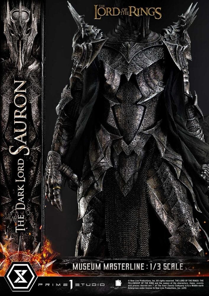 Prime 1 Studio Lord of the Rings Museum Masterline Series Statue 1/3 The Dark Lord Sauron 117 cm Prime 1 Studio Lord of the Rings Museum Masterline Series Statue 1/3 The Dark Lord Sauron 117 cm