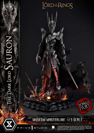 Prime 1 Studio Lord of the Rings Museum Masterline Series Statue 1/3 The Dark Lord Sauron Bonus Version 117 cm Prime 1 Studio Lord of the Rings Museum Masterline Series Statue 1/3 The Dark Lord Sauron Bonus Version 117 cm