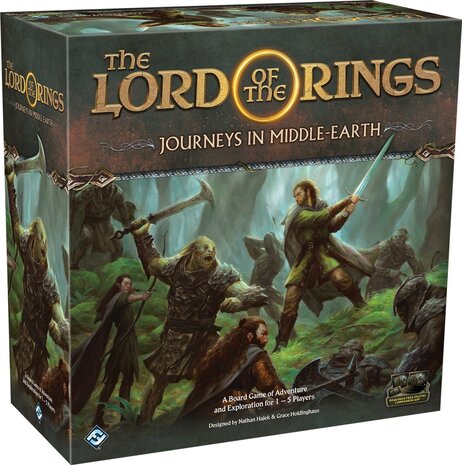 Fantasy Flight Games The Lord of the Rings Boardgame - Journeys in Middle-Earth Fantasy Flight Games The Lord of the Rings Boardgame - Journeys in Middle-Earth
