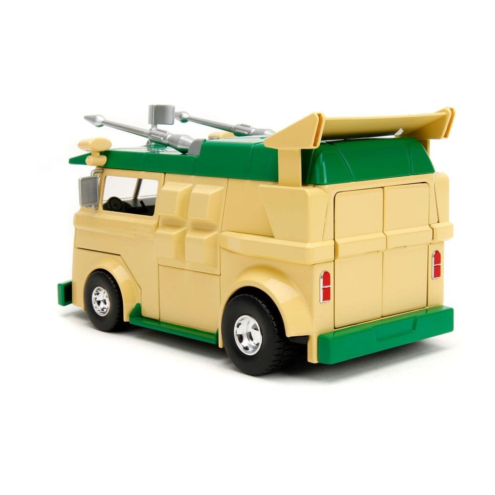 Jada Toys Teenage Mutant Ninja Turtles Diecast Model 1/24 Donatello & Party Wagon Jada Toys Teenage Mutant Ninja Turtles Diecast Model 1/24 Donatello & Party Wagon
