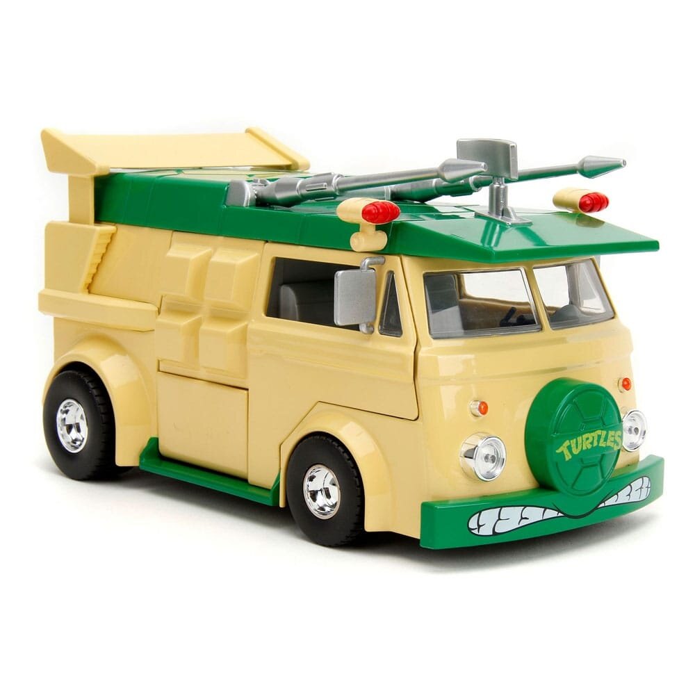 Jada Toys Teenage Mutant Ninja Turtles Diecast Model 1/24 Donatello & Party Wagon Jada Toys Teenage Mutant Ninja Turtles Diecast Model 1/24 Donatello & Party Wagon