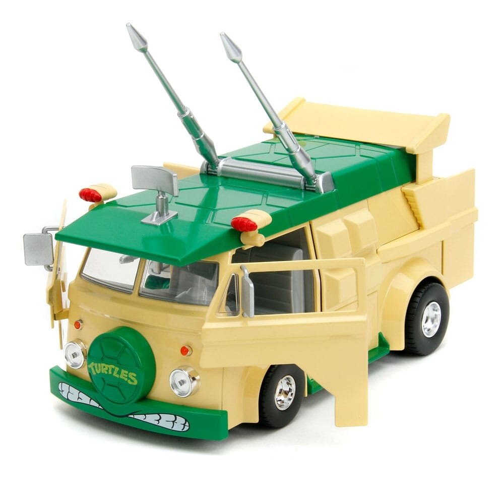 Jada Toys Teenage Mutant Ninja Turtles Diecast Model 1/24 Donatello & Party Wagon Jada Toys Teenage Mutant Ninja Turtles Diecast Model 1/24 Donatello & Party Wagon
