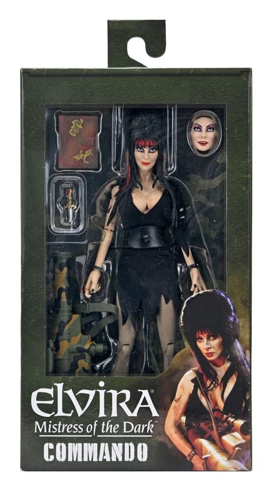 Neca Elvira: Mistress of the Dark Clothed Action Figure Commando Elvira 20 cm Neca Elvira: Mistress of the Dark Clothed Action Figure Commando Elvira 20 cm