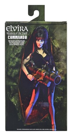 Neca Elvira: Mistress of the Dark Clothed Action Figure Commando Elvira 20 cm Neca Elvira: Mistress of the Dark Clothed Action Figure Commando Elvira 20 cm