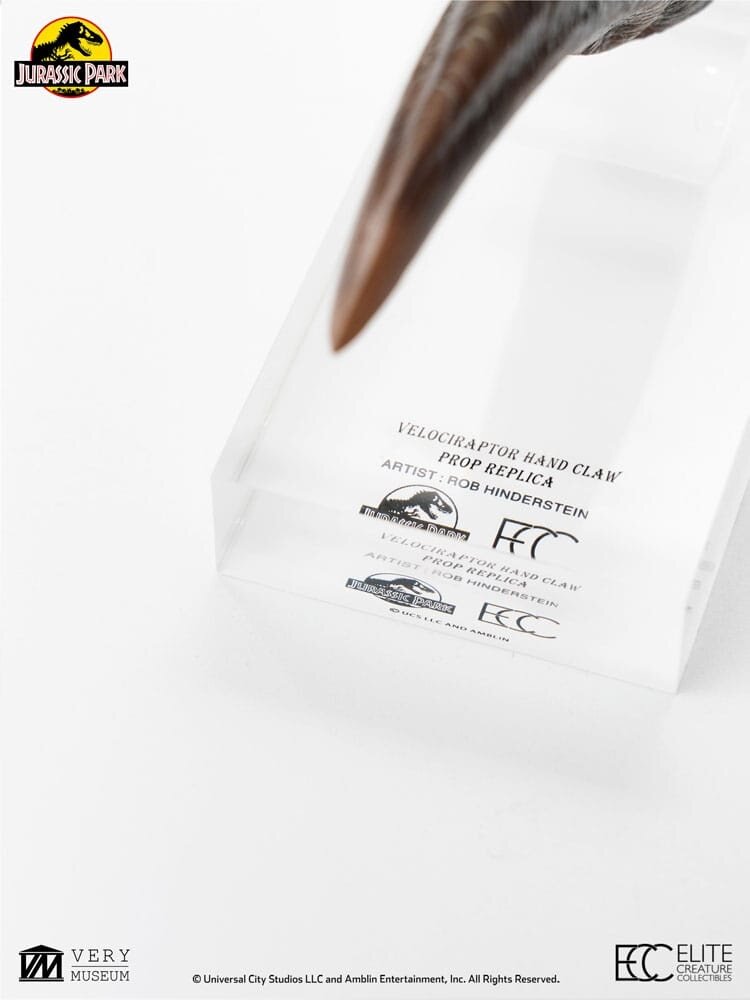 Elite Creature Collectibles Jurassic Park ECC Elite Creature Line Statue Velociraptor Hand Claw Prop 12 cm Elite Creature Collectibles Jurassic Park ECC Elite Creature Line Statue Velociraptor Hand Claw Prop 12 cm