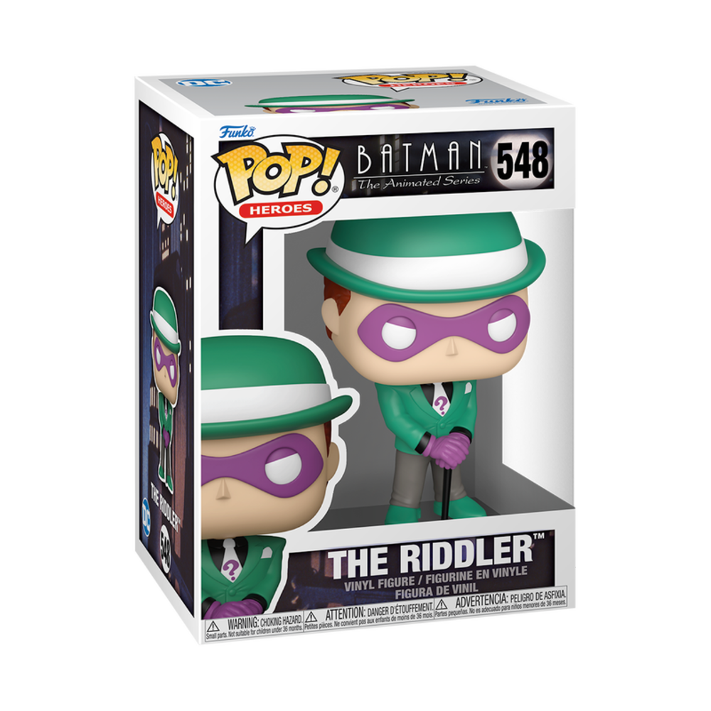 Funko Batman: The Animated Series POP! Heroes Vinyl The Riddler #548 Funko Batman: The Animated Series POP! Heroes Vinyl The Riddler #548