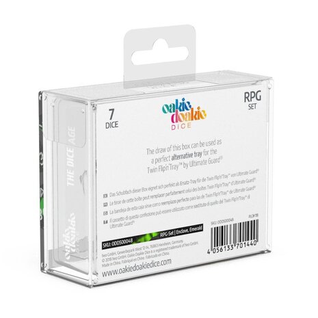 Oakie Doakie Dobbelstenen RPG Set Enclave Emerald (7) Oakie Doakie Dobbelstenen RPG Set Enclave Emerald (7)