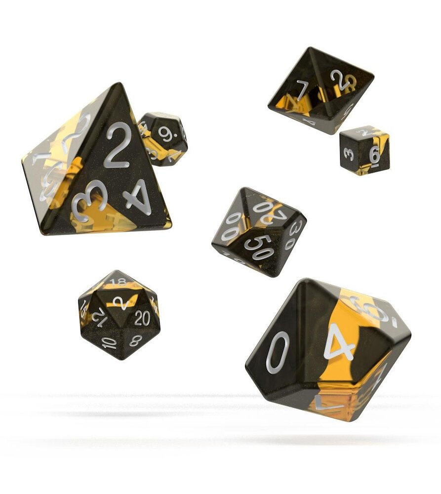 Oakie Doakie Dice RPG Set Enclave - Amber (7) Oakie Doakie Dice RPG Set Enclave - Amber (7)