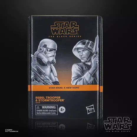 Hasbro Star Wars Episode IV Black Series Action Figure 2-Pack Rebel Trooper & Stormtrooper 15 cm Hasbro Star Wars Episode IV Black Series Action Figure 2-Pack Rebel Trooper & Stormtrooper 15 cm