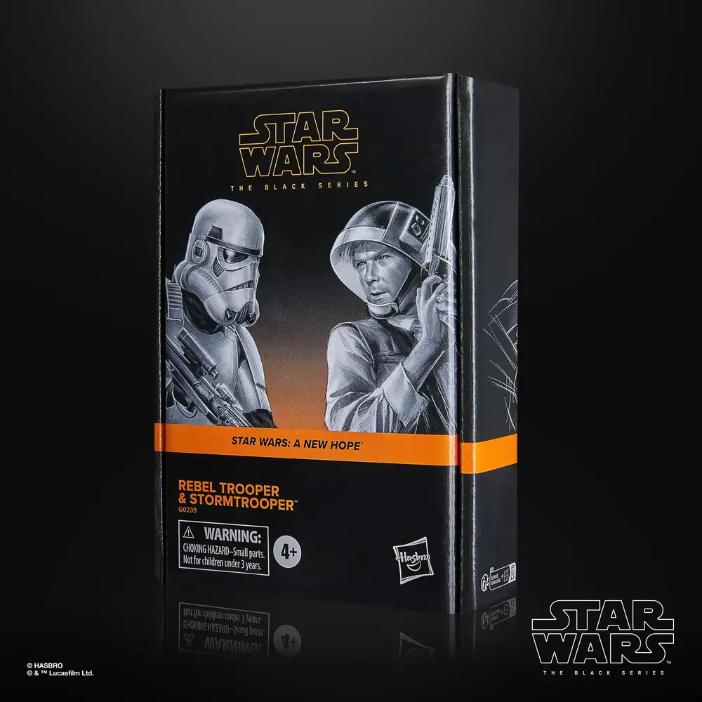 Hasbro Star Wars Episode IV Black Series Action Figure 2-Pack Rebel Trooper & Stormtrooper 15 cm Hasbro Star Wars Episode IV Black Series Action Figure 2-Pack Rebel Trooper & Stormtrooper 15 cm