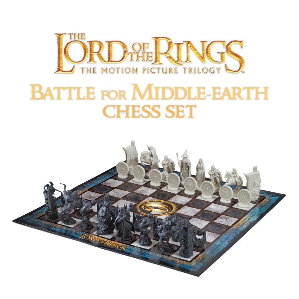 The Noble Collection Lord of the Rings Chess Set Battle for Middle Earth The Noble Collection Lord of the Rings Chess Set Battle for Middle Earth
