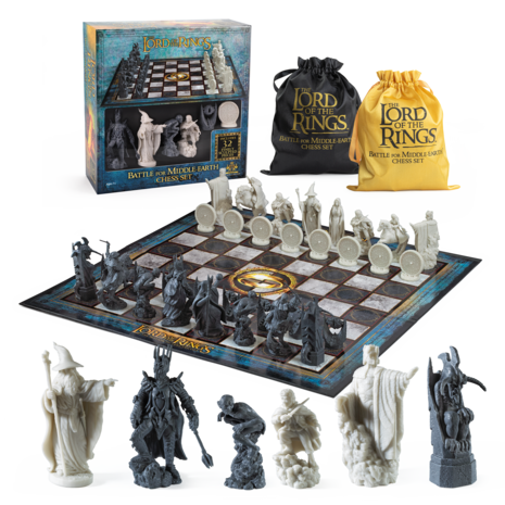 The Noble Collection Lord of the Rings Battle for Middle Earth Schaakbord The Noble Collection Lord of the Rings Battle for Middle Earth Schaakbord