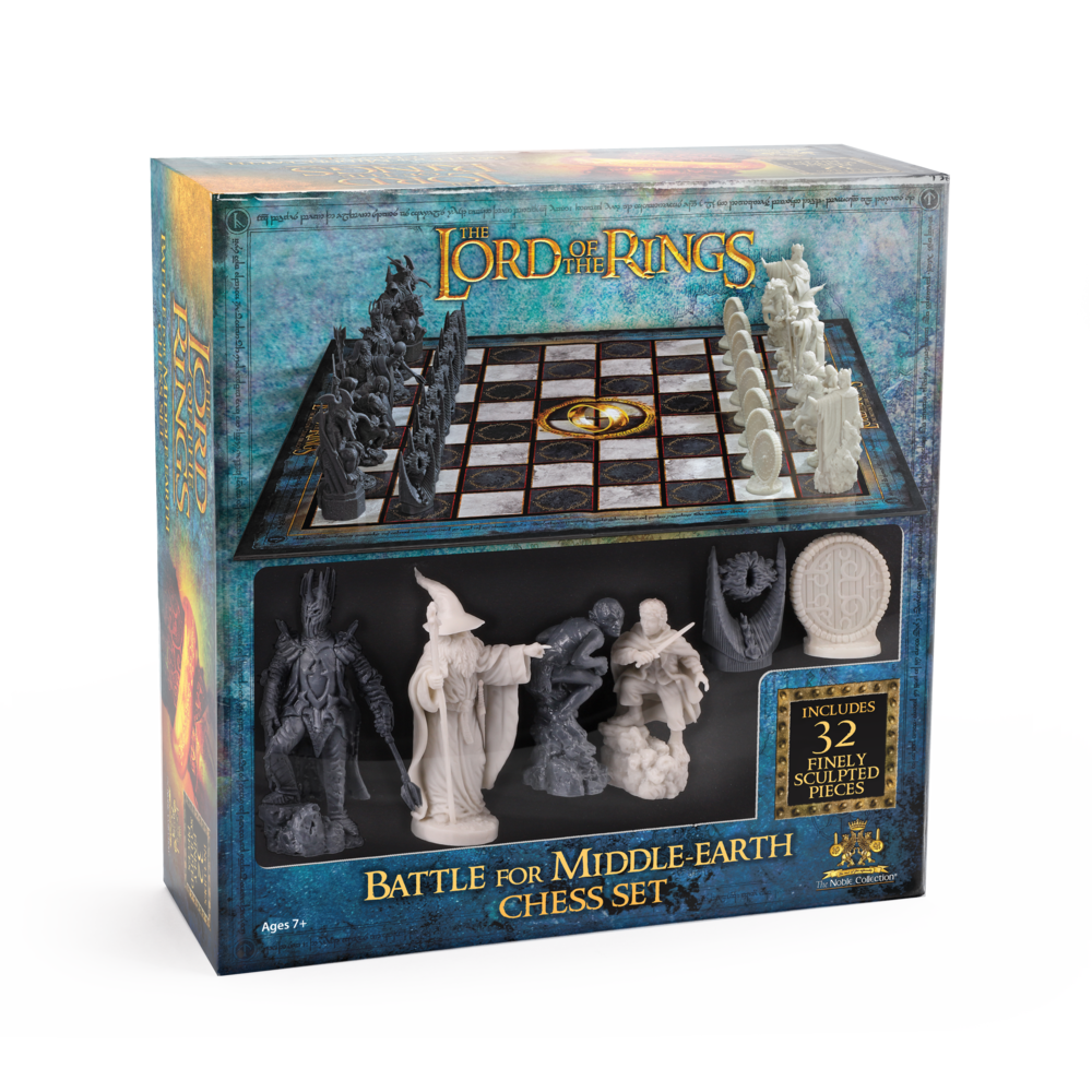 The Noble Collection Lord of the Rings Chess Set Battle for Middle Earth The Noble Collection Lord of the Rings Chess Set Battle for Middle Earth