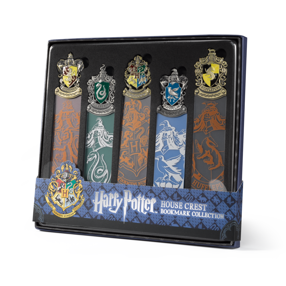 The Noble Collection Harry Potter Hogwarts Crest Set of 4 Bookmarks The Noble Collection Harry Potter Hogwarts Crest Set of 4 Bookmarks