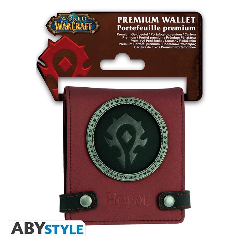 ABY Style World of Warcraft Horde Premium Portefeuille ABY Style World of Warcraft Horde Premium Portefeuille